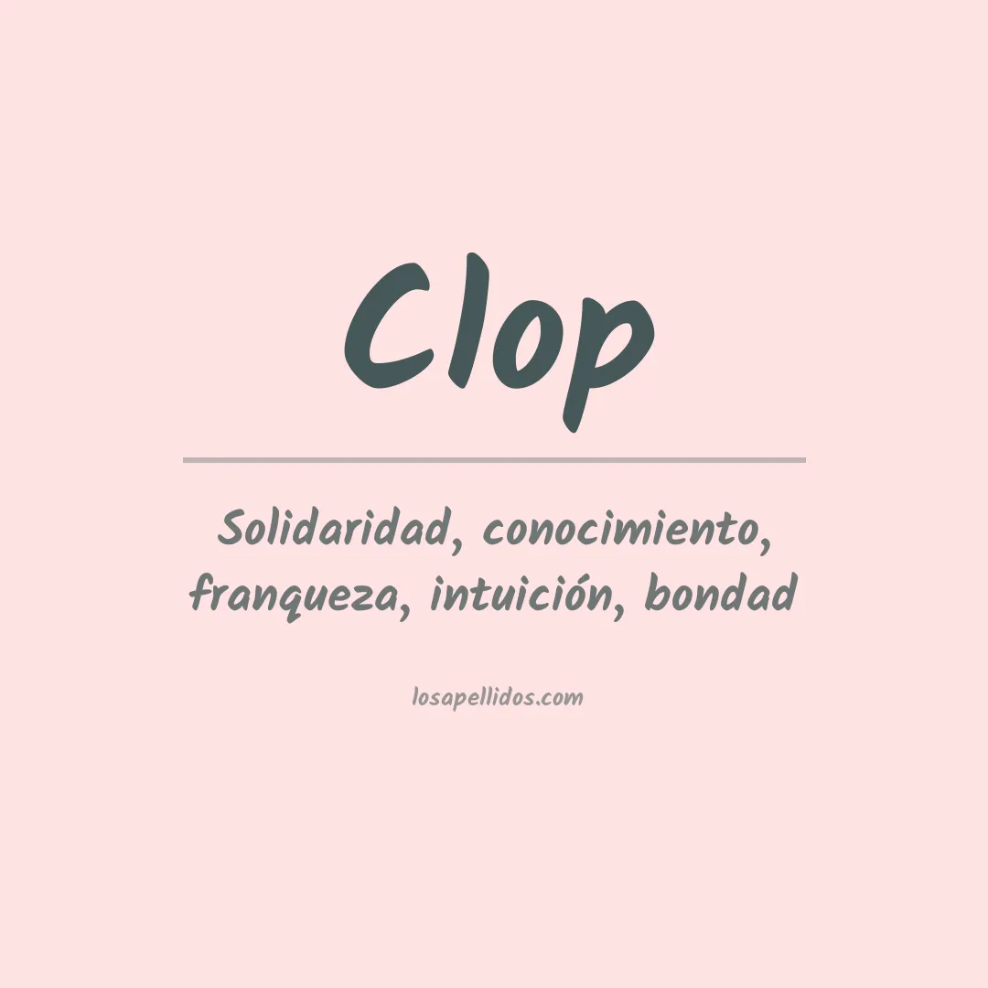 Apellido Clop