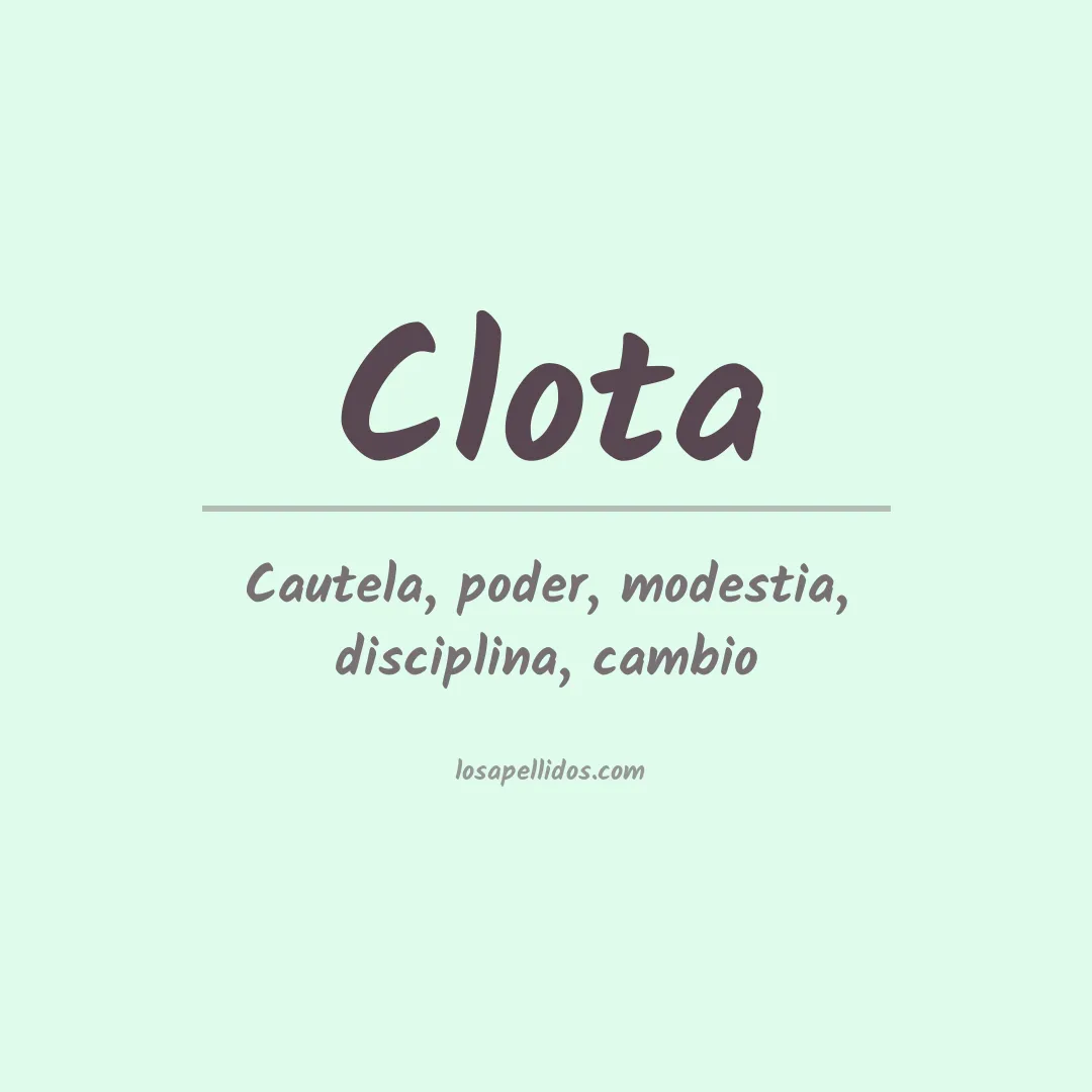 Apellido Clota