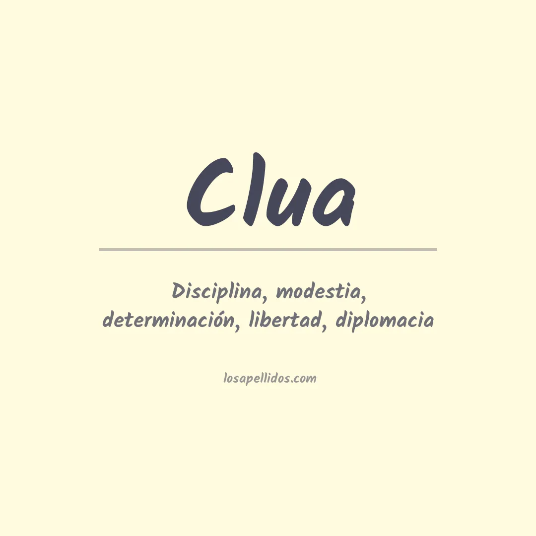 Apellido Clua