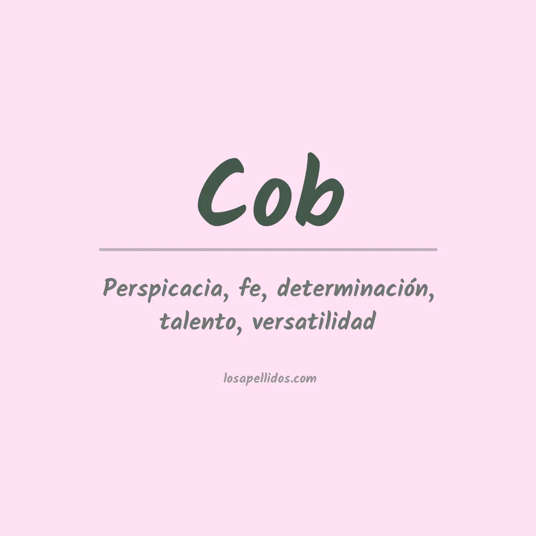 Apellido Cob