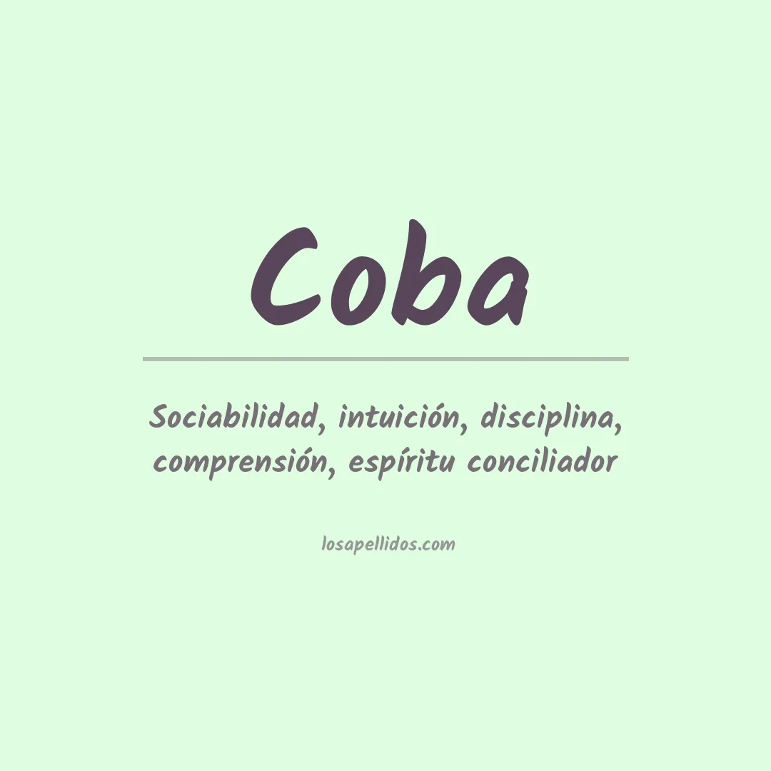 Apellido Coba