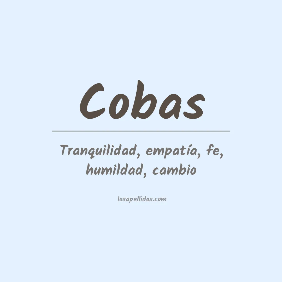 Apellido Cobas