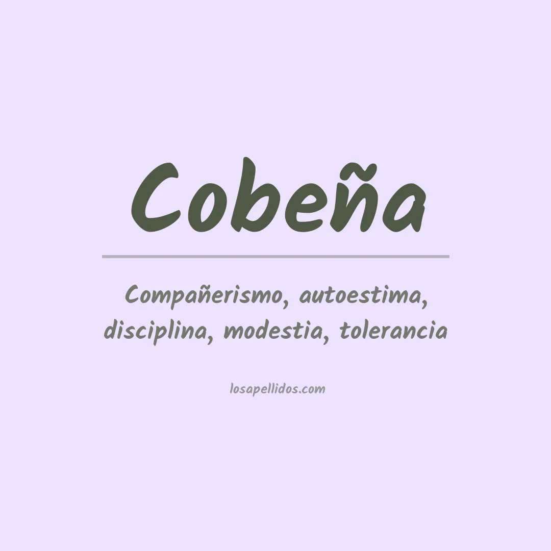 Apellido Cobeña