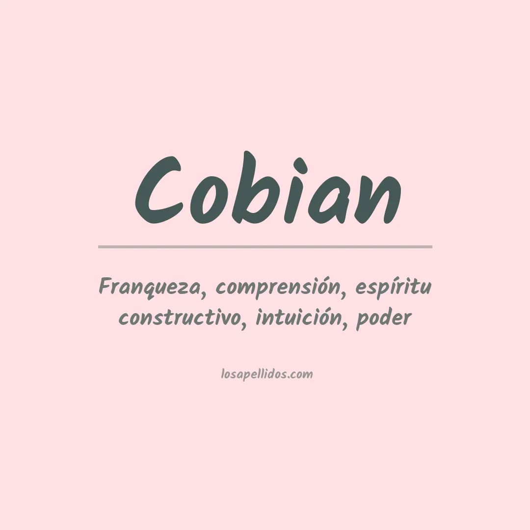Apellido Cobián