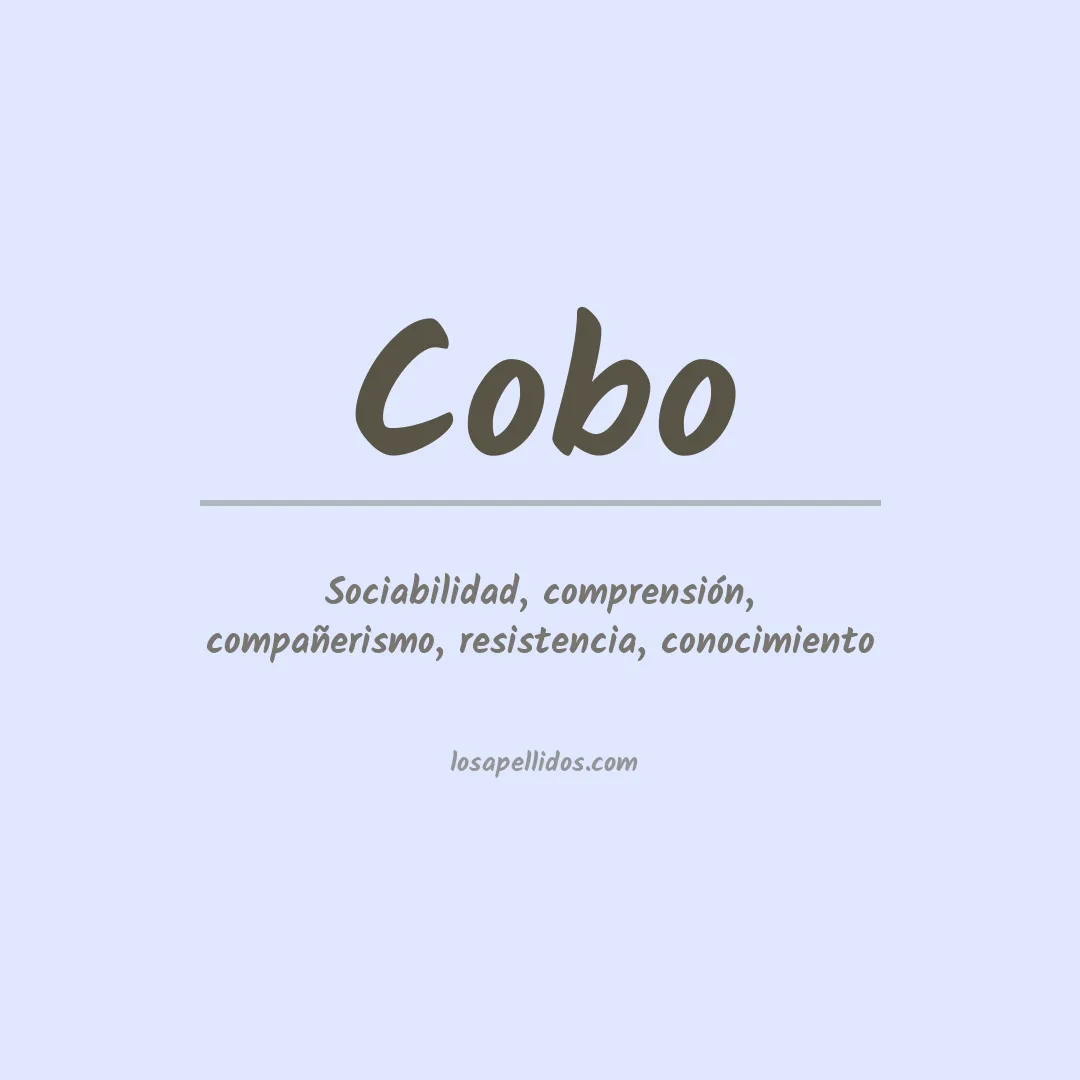 Apellido Cobo