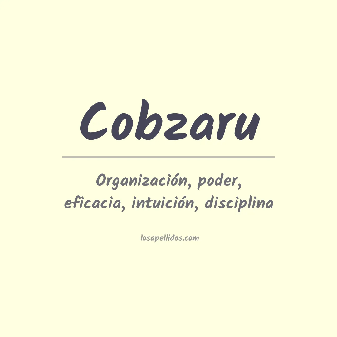 Apellido Cobzaru