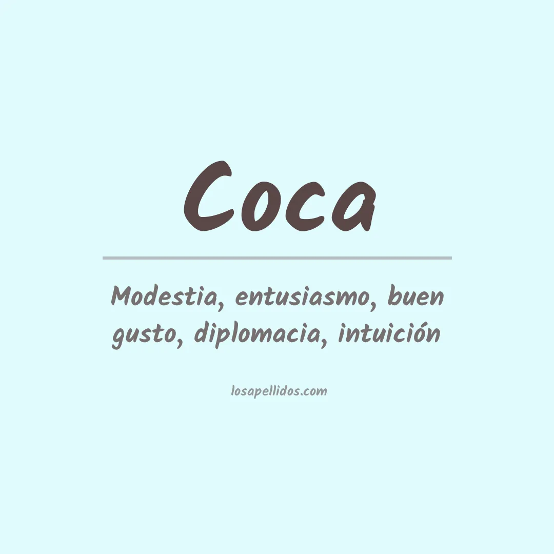 Apellido Coca