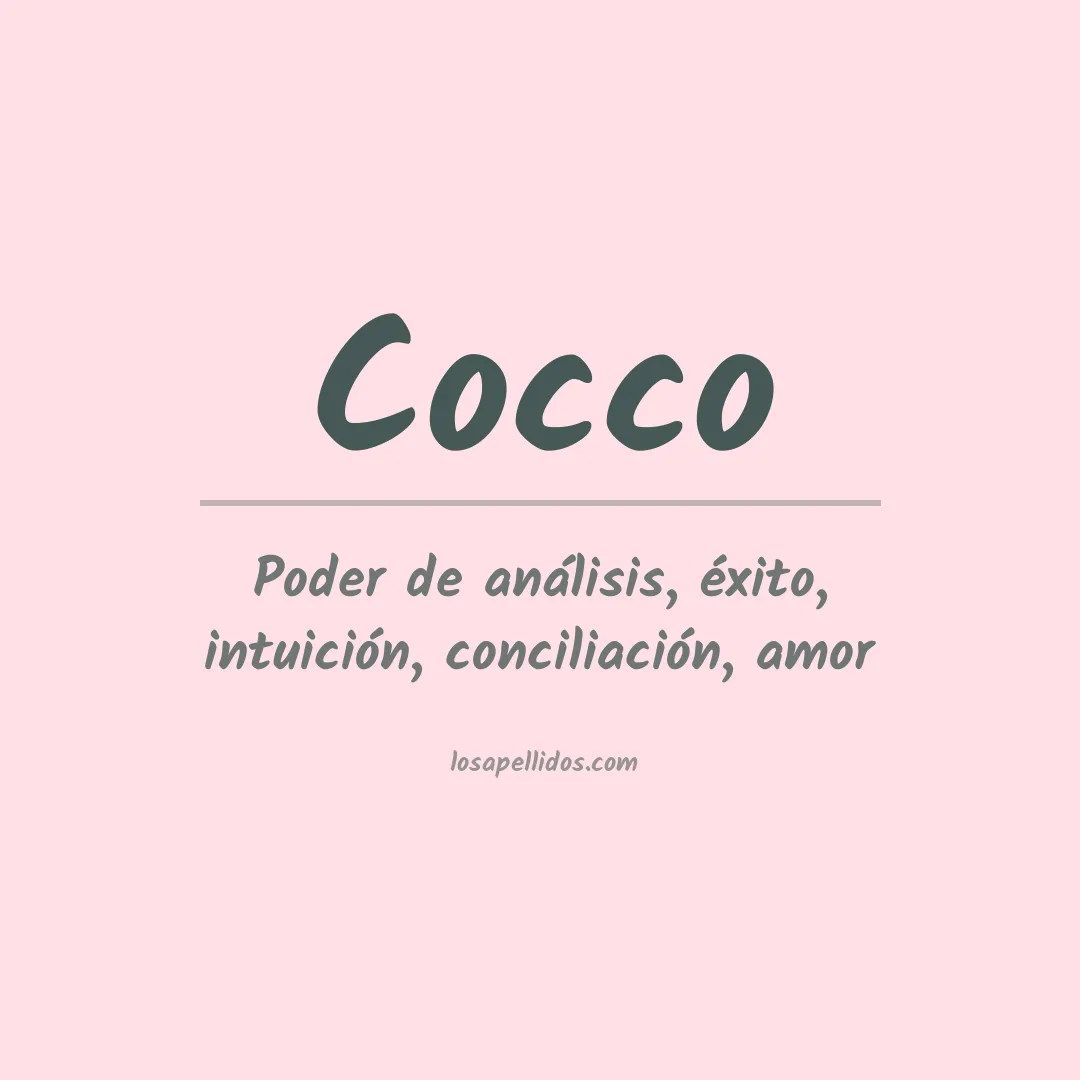 Apellido Cocco