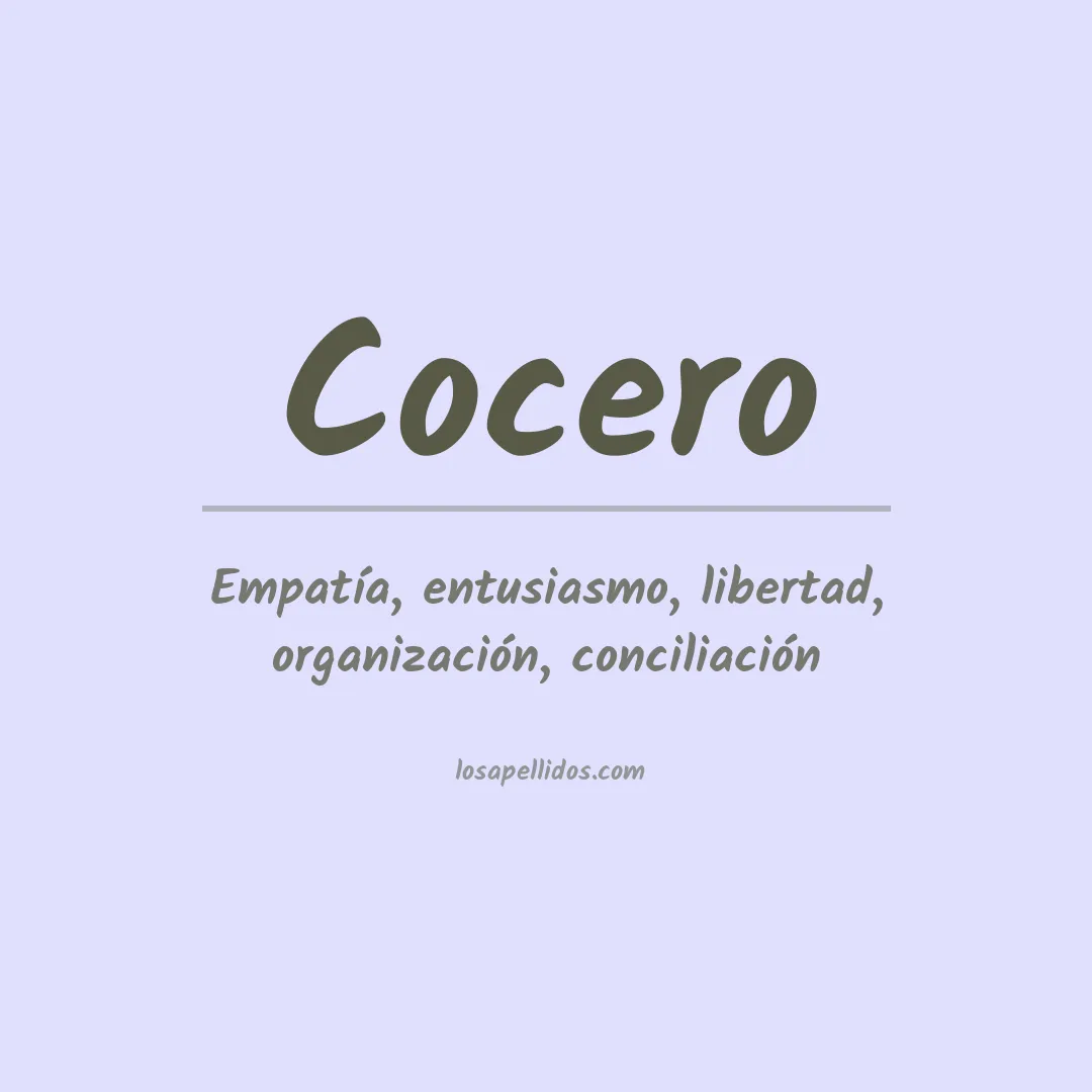 Apellido Cocero