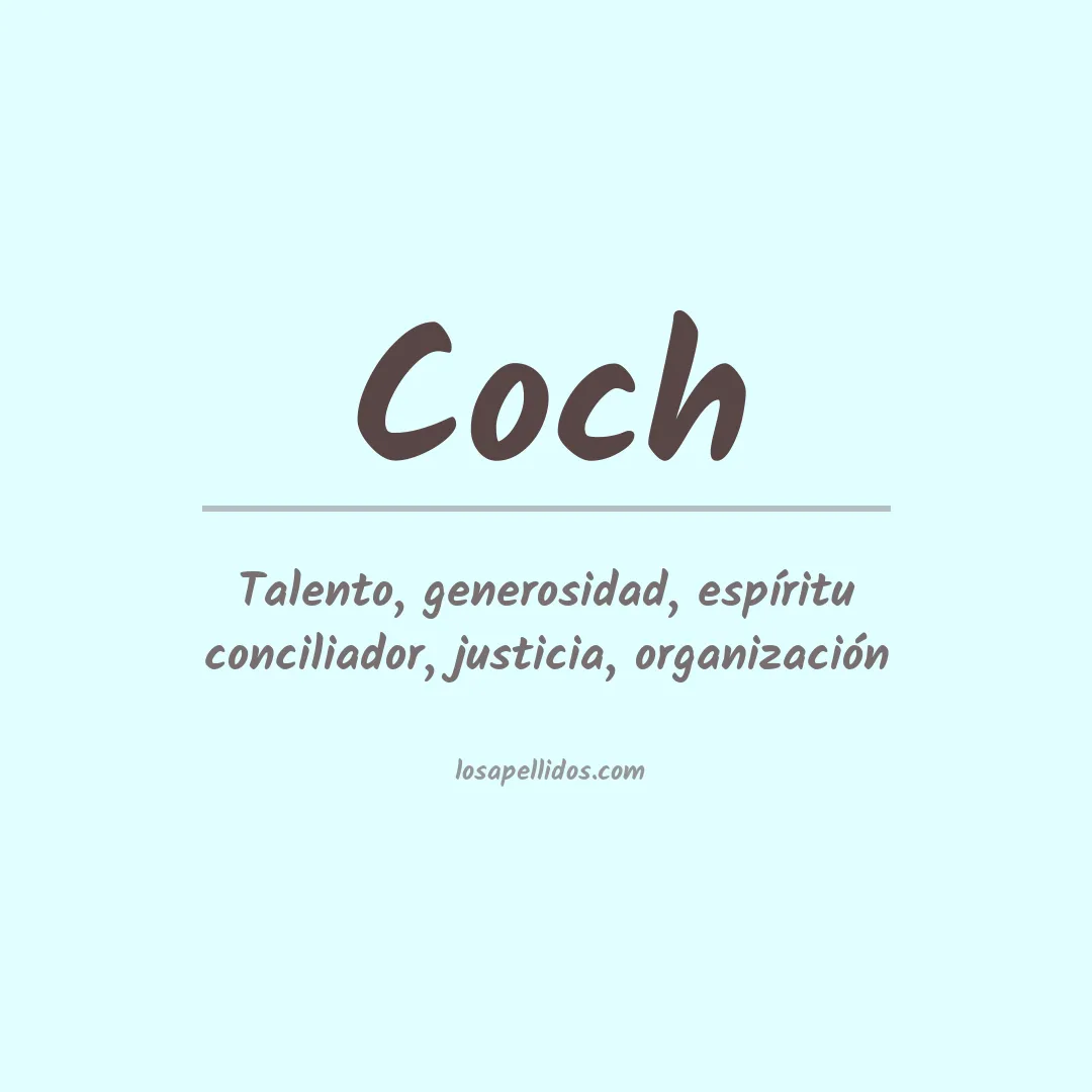 Apellido Coch