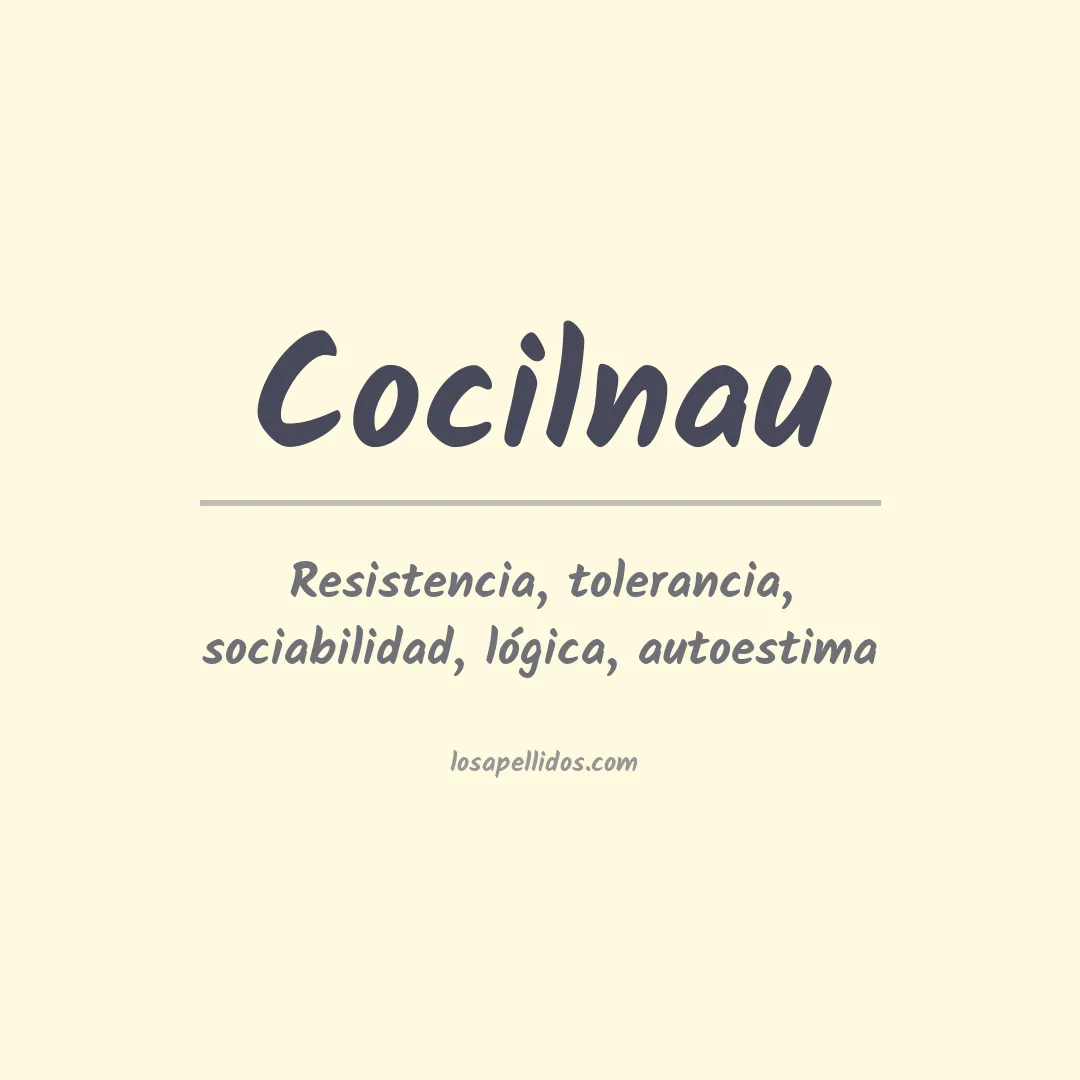 Apellido Cocilnau