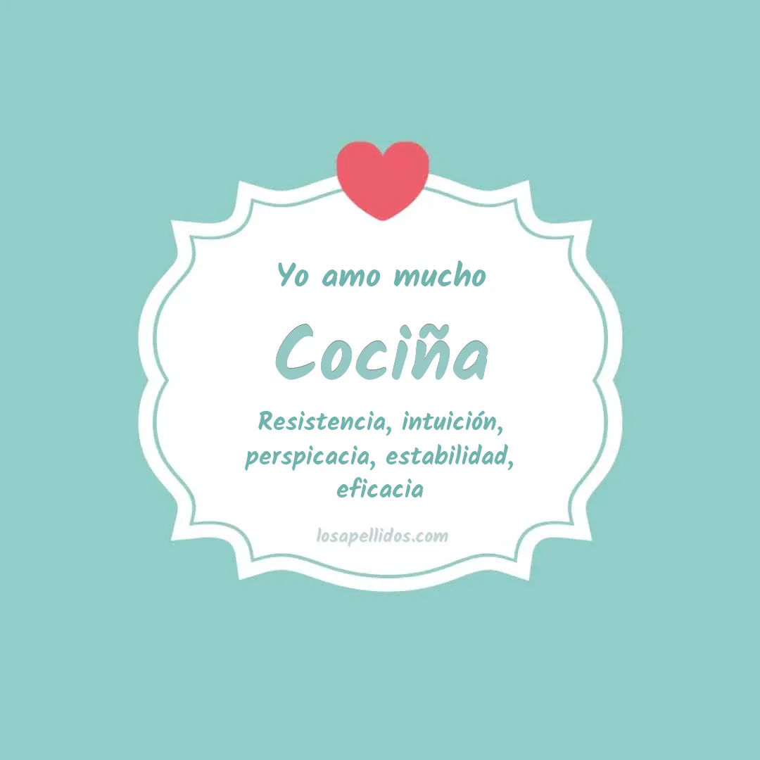 Yo amo mucho Cociña