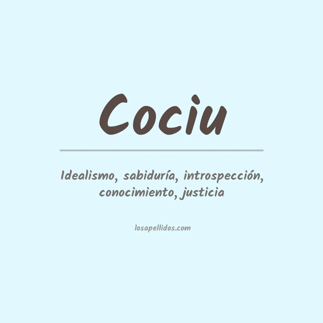 Apellido Cociu
