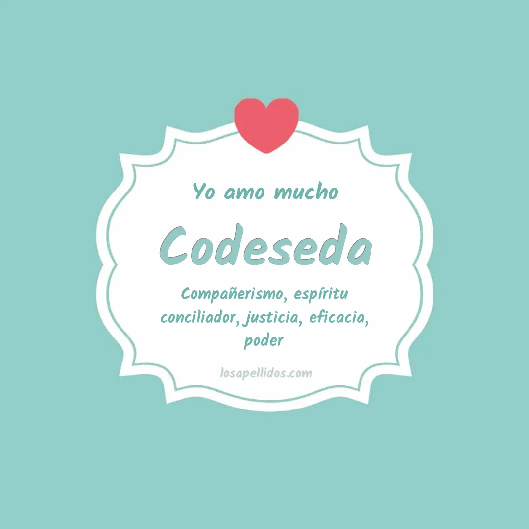 Yo amo mucho Codeseda