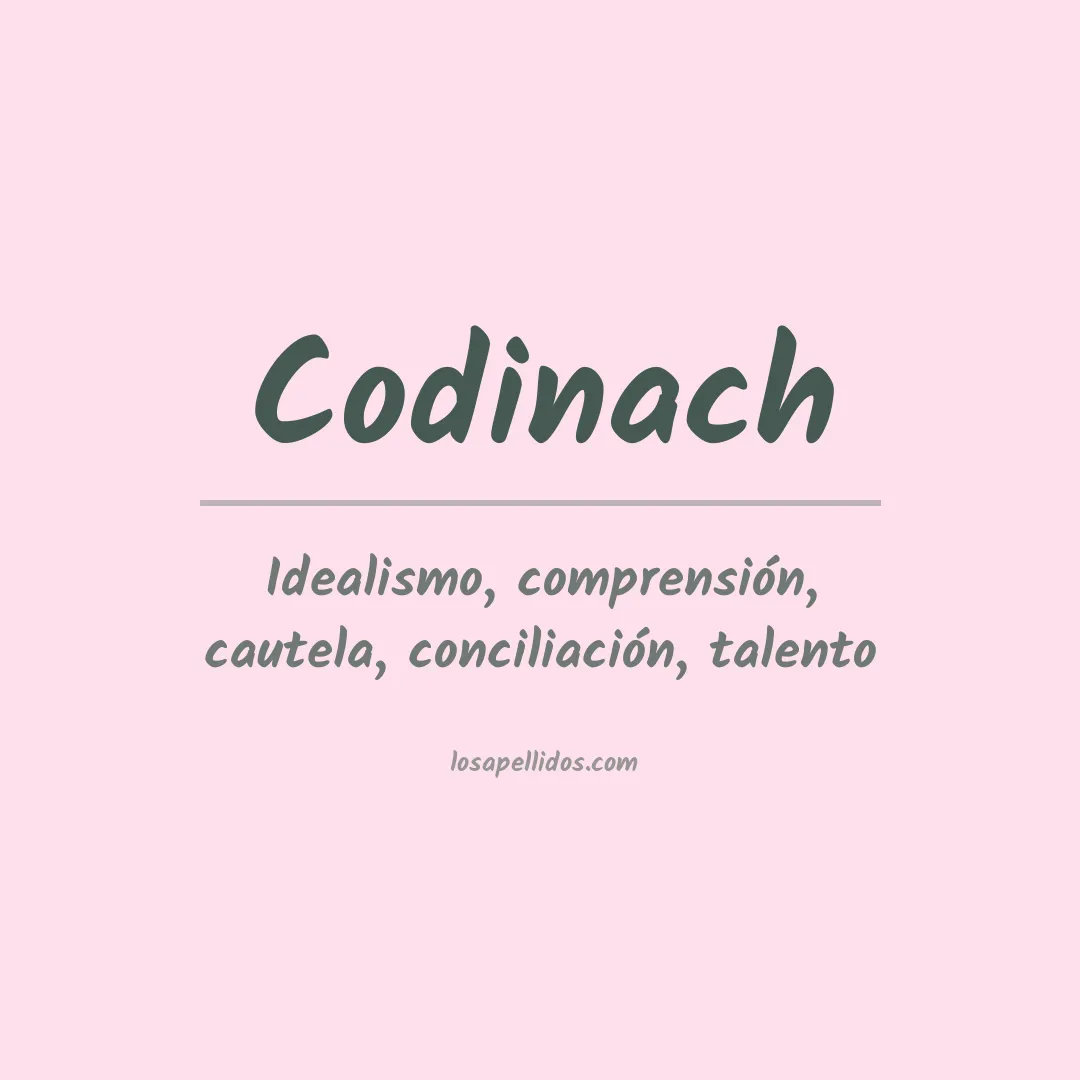Apellido Codinach