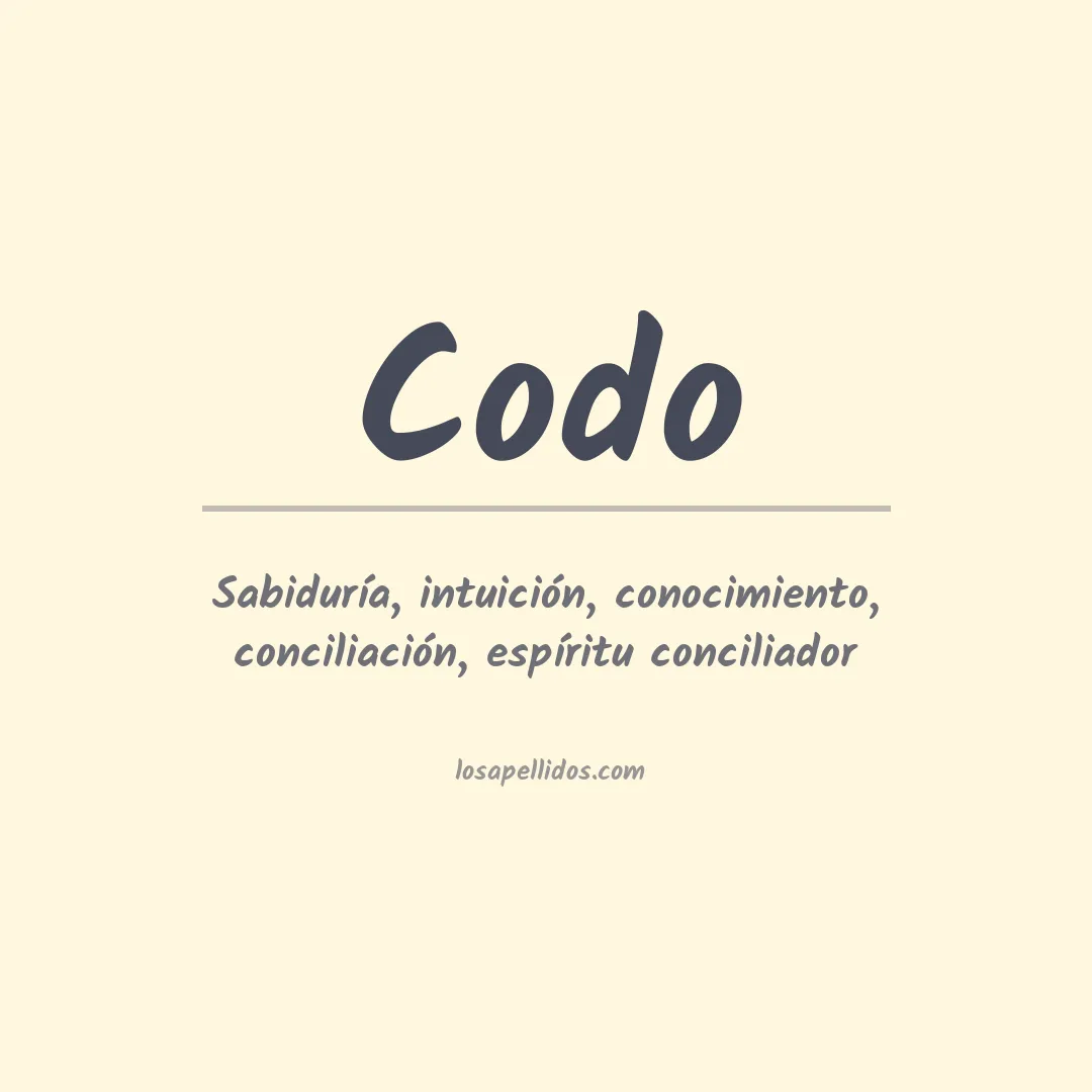 Apellido Codo