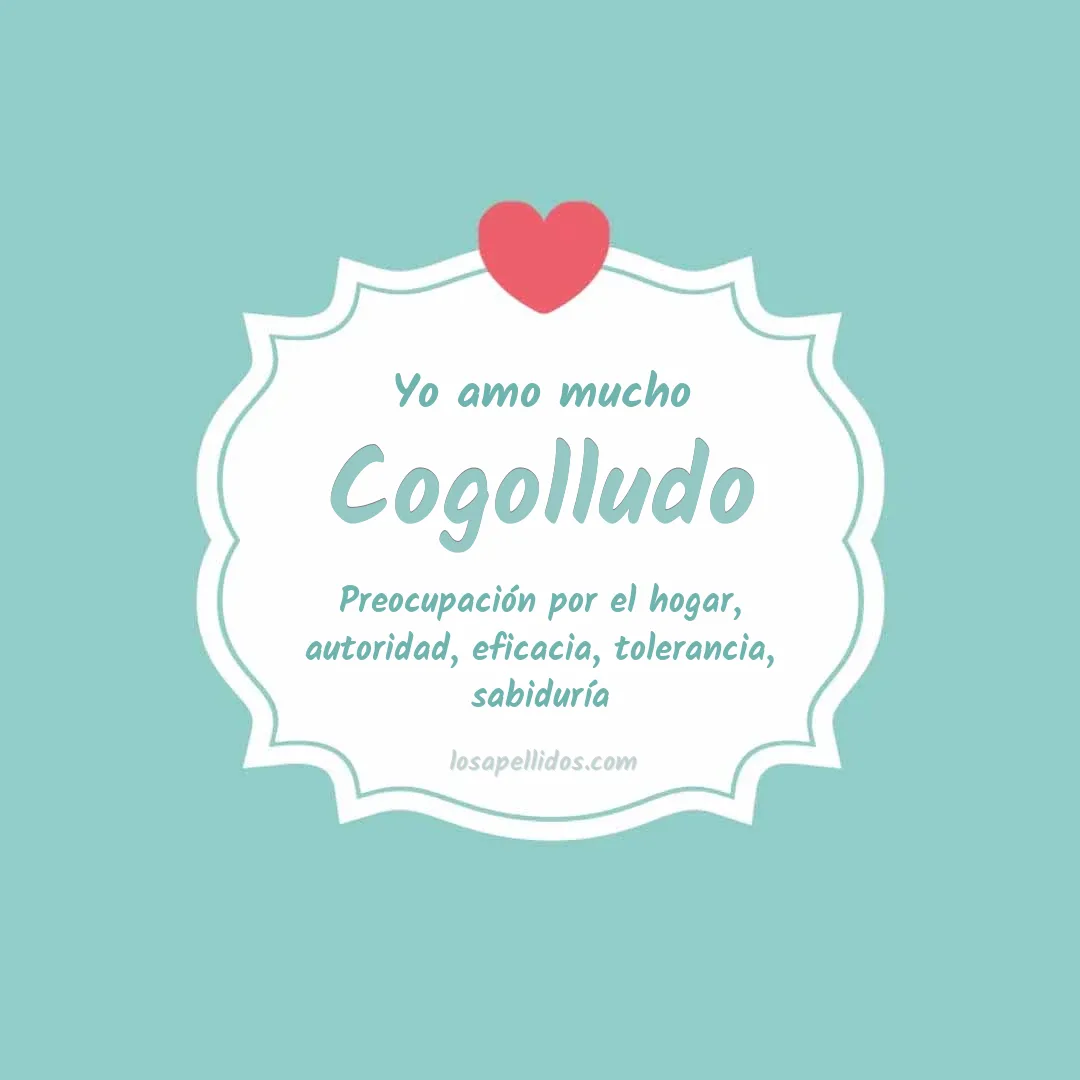 Yo amo mucho Cogolludo