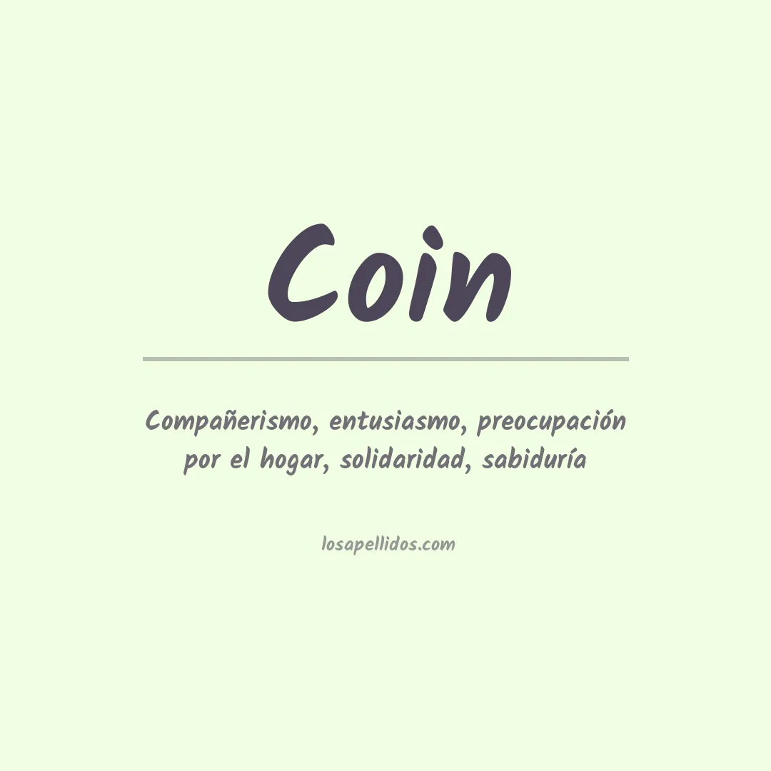 Apellido Coin