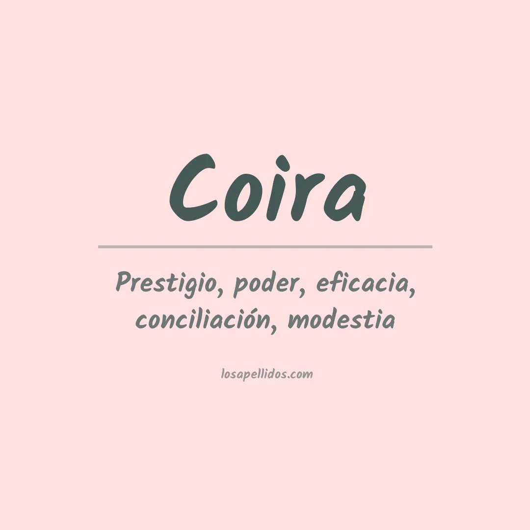 Apellido Coira