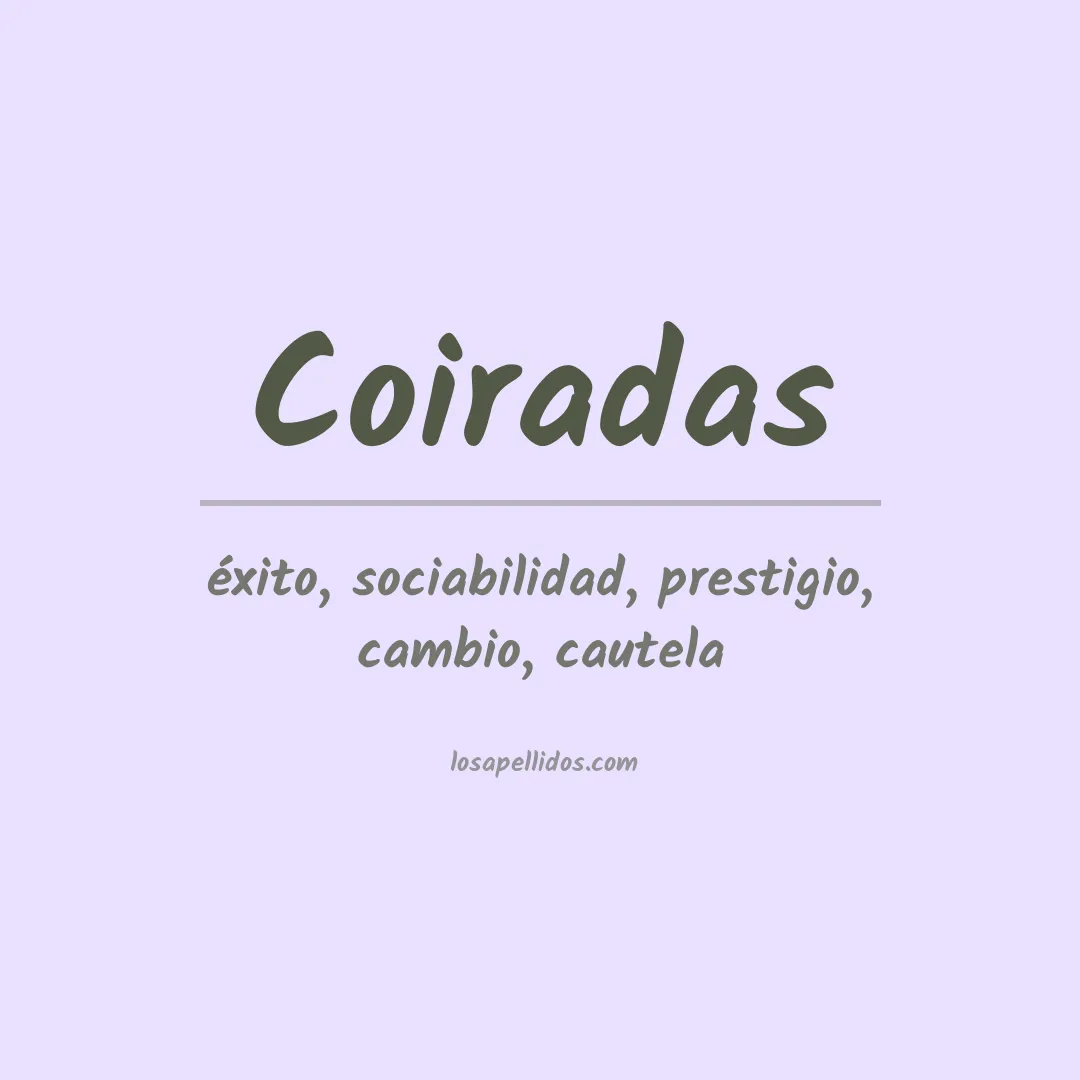 Apellido Coiradas