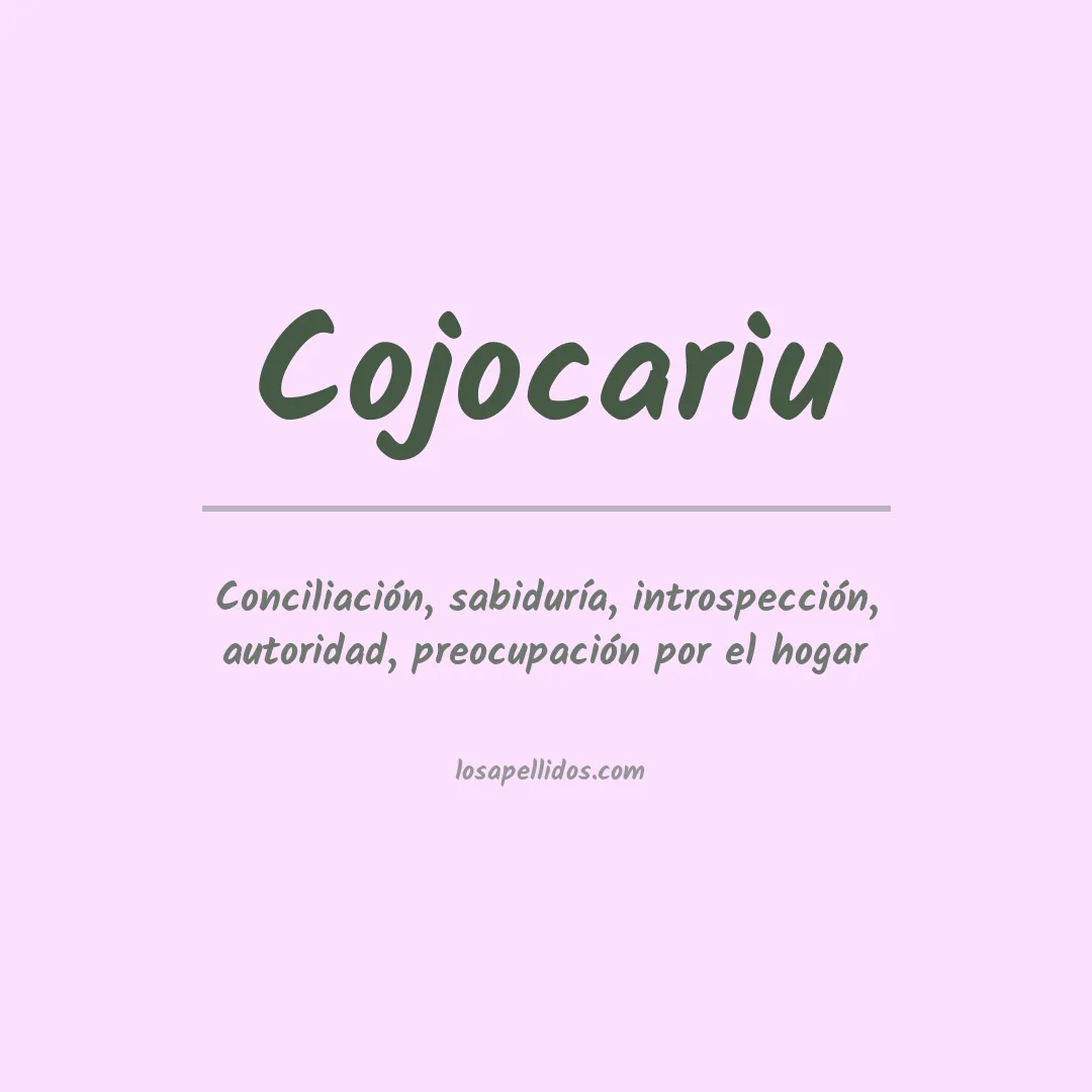 Apellido Cojocariu
