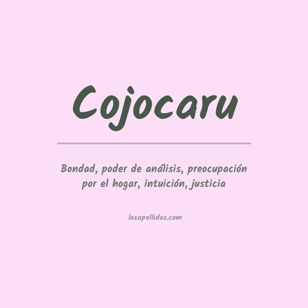 Apellido Cojocaru