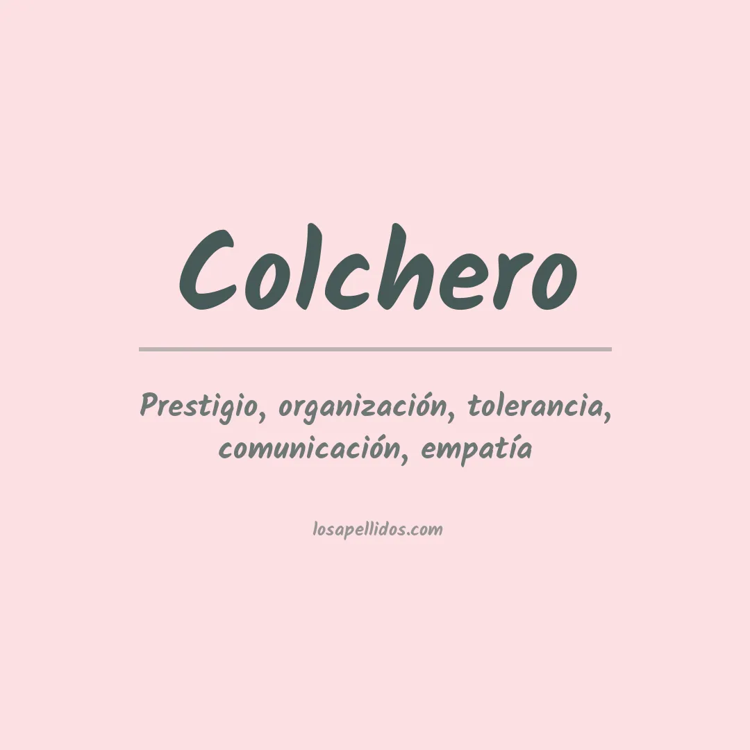 Apellido Colchero