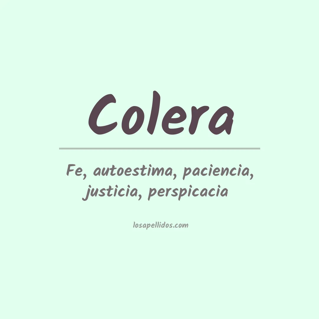 Apellido Colera