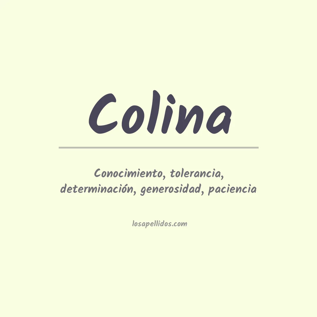 Apellido Colina