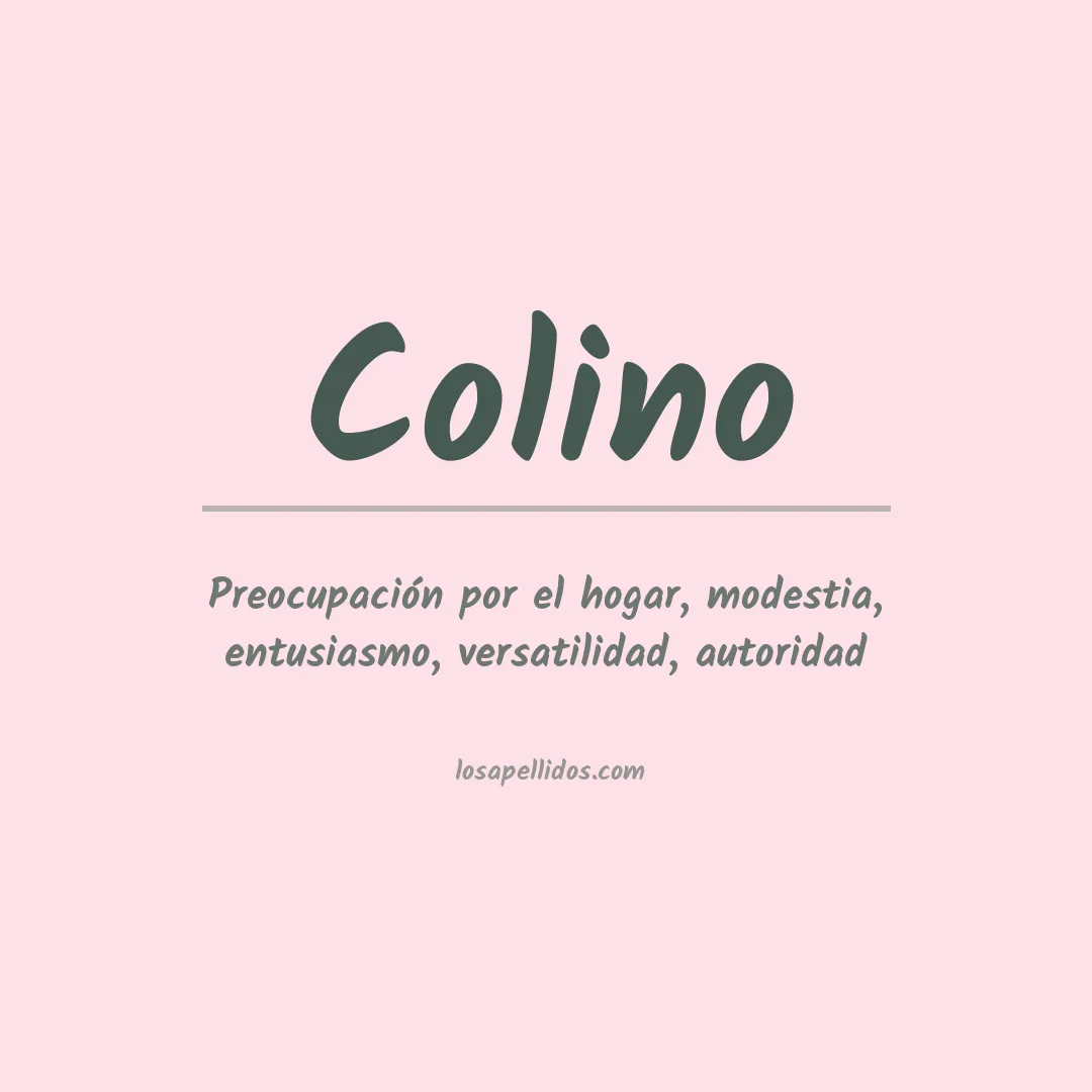 Apellido Colino