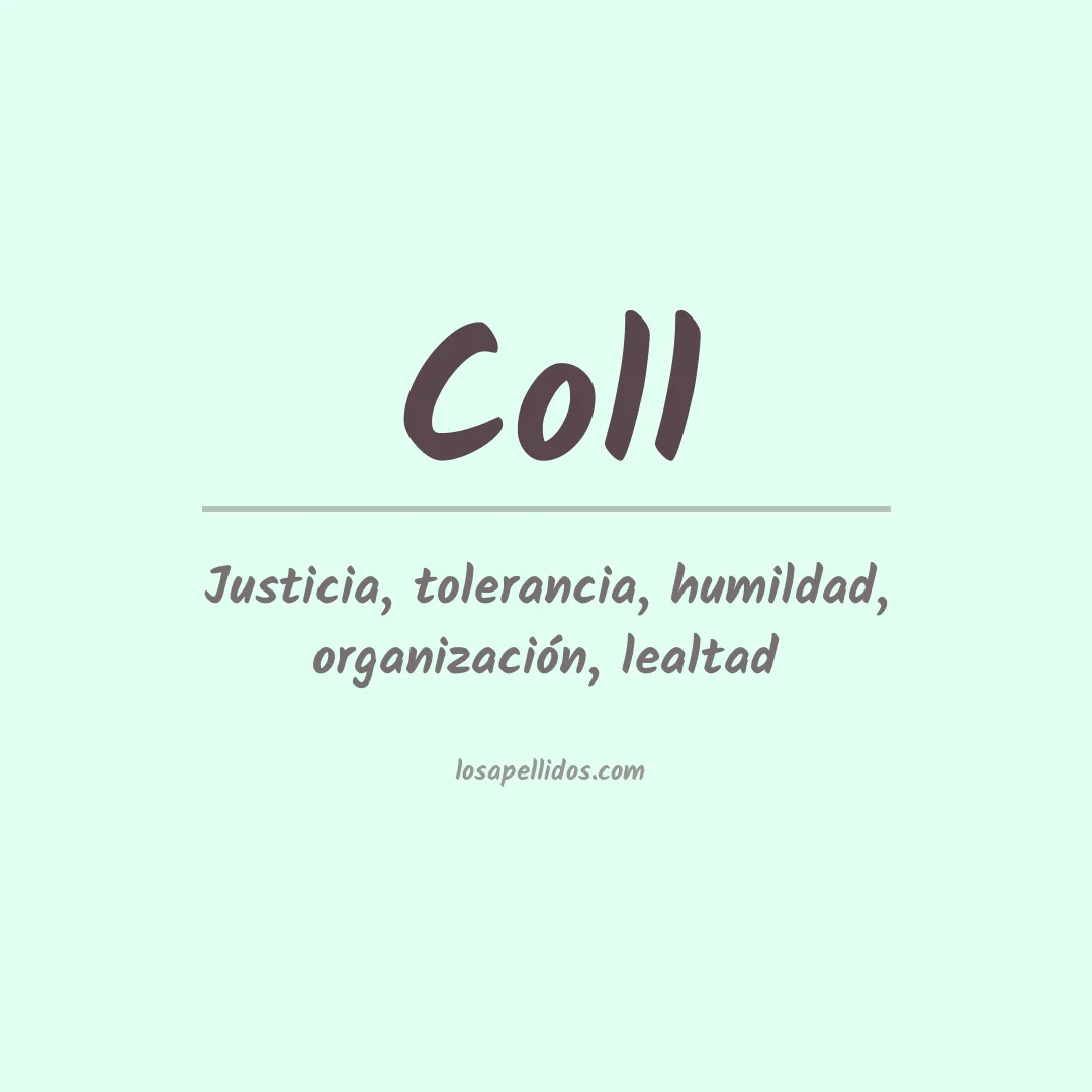 Apellido Coll