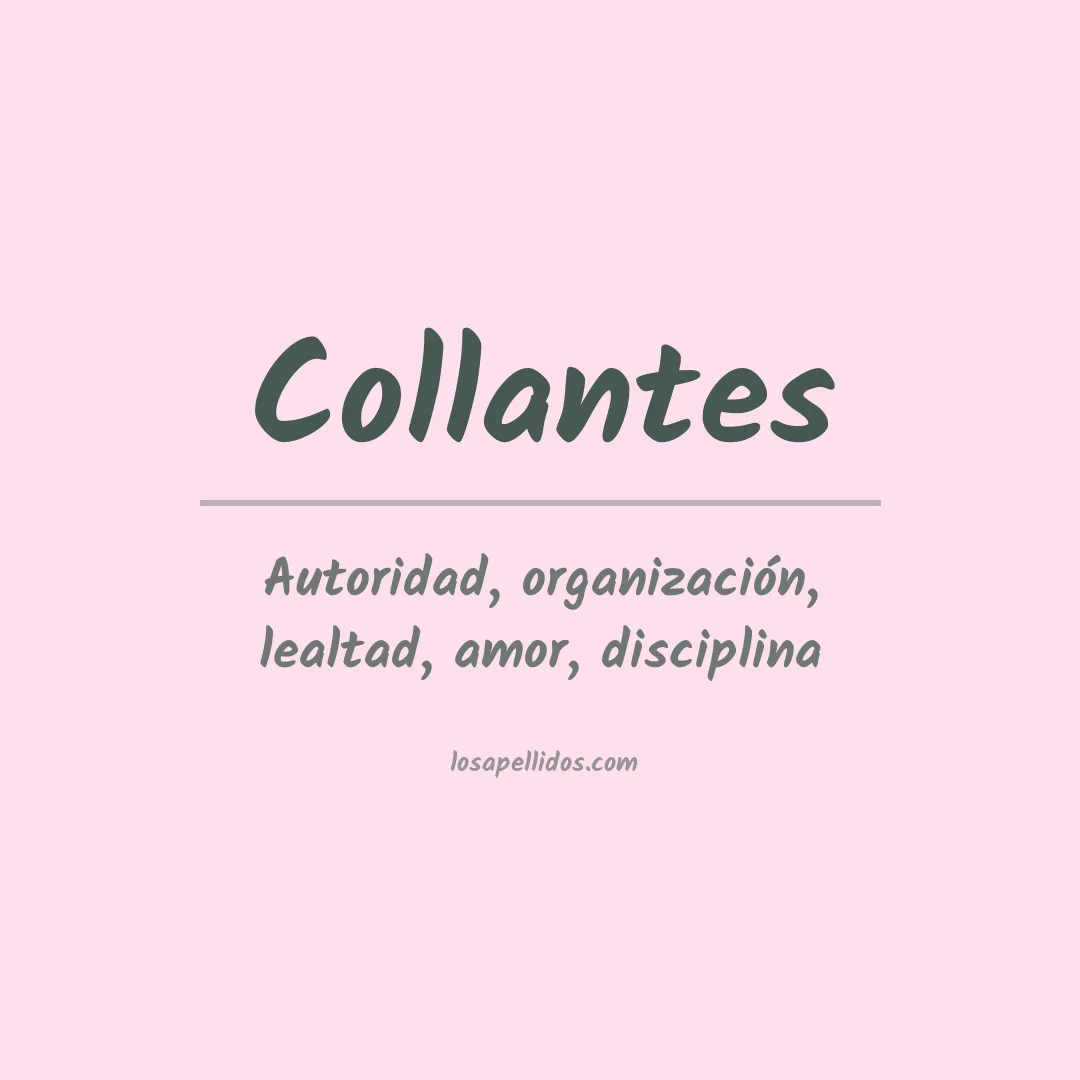 Apellido Collantes