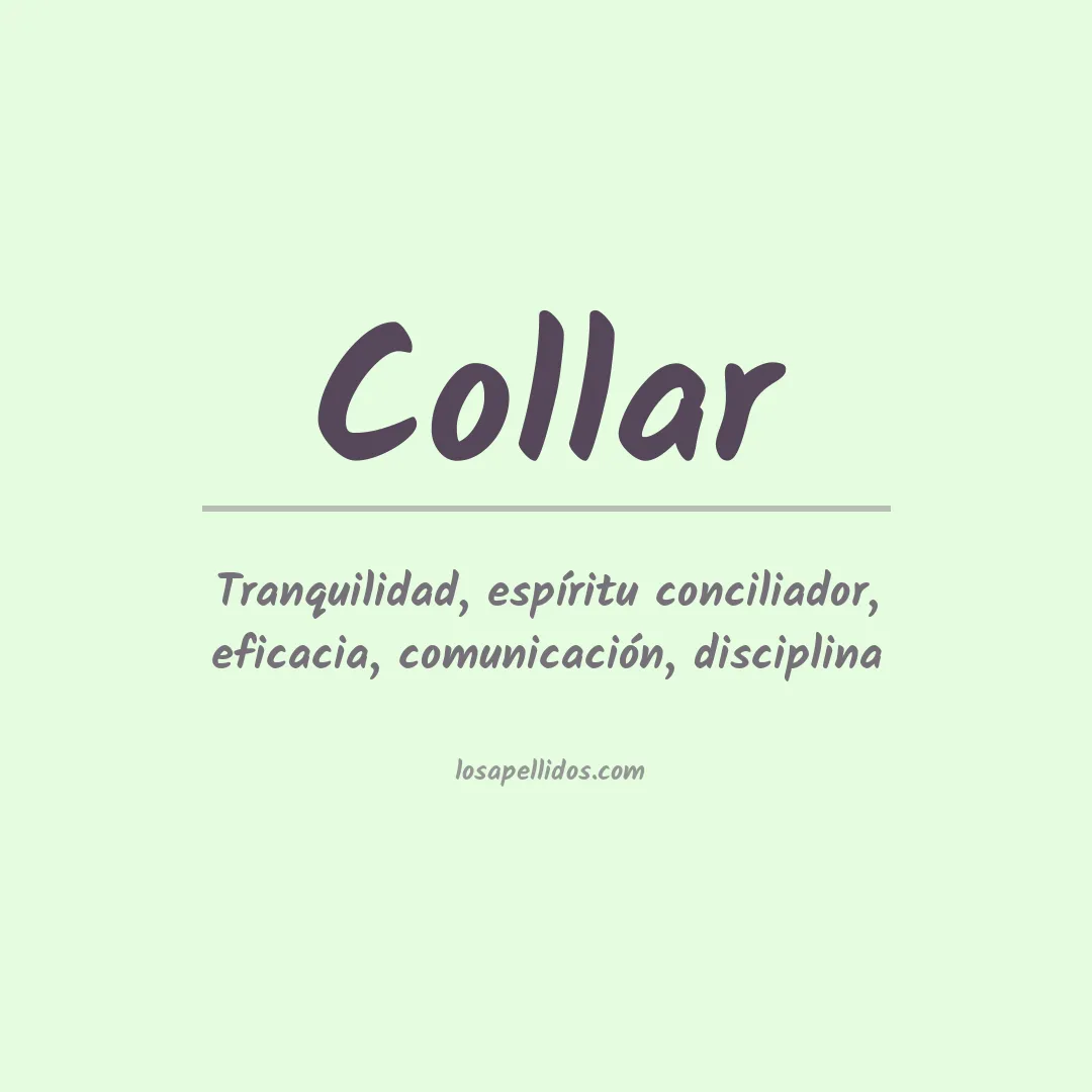 Apellido Collar