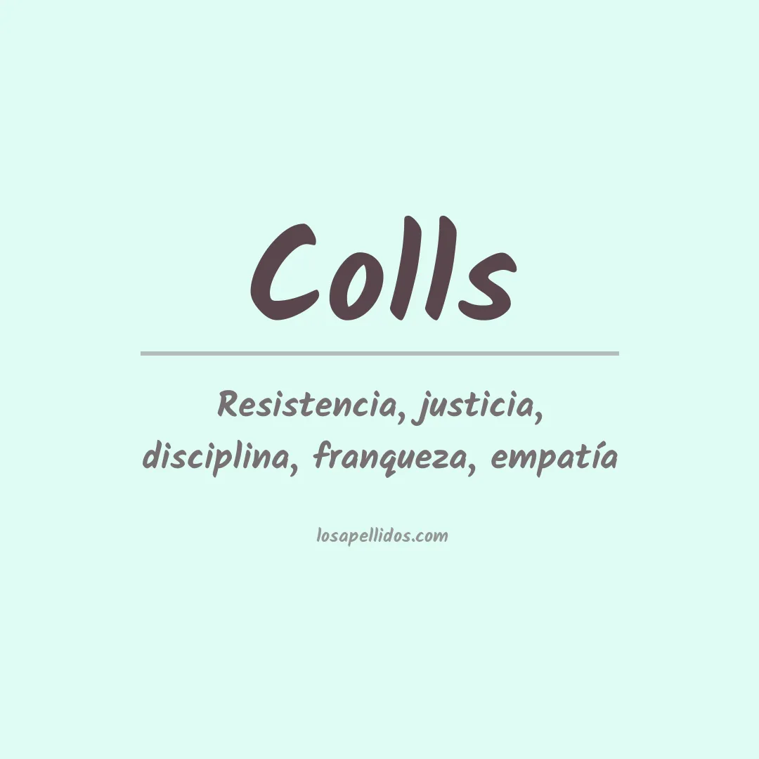 Apellido Colls