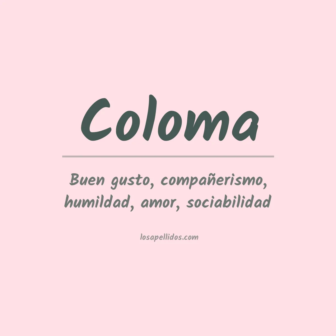 Apellido Coloma
