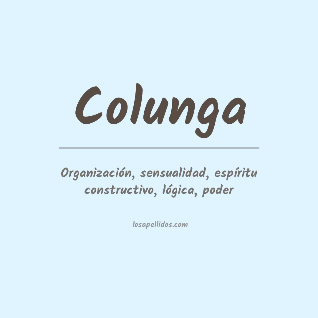 Apellido Colunga
