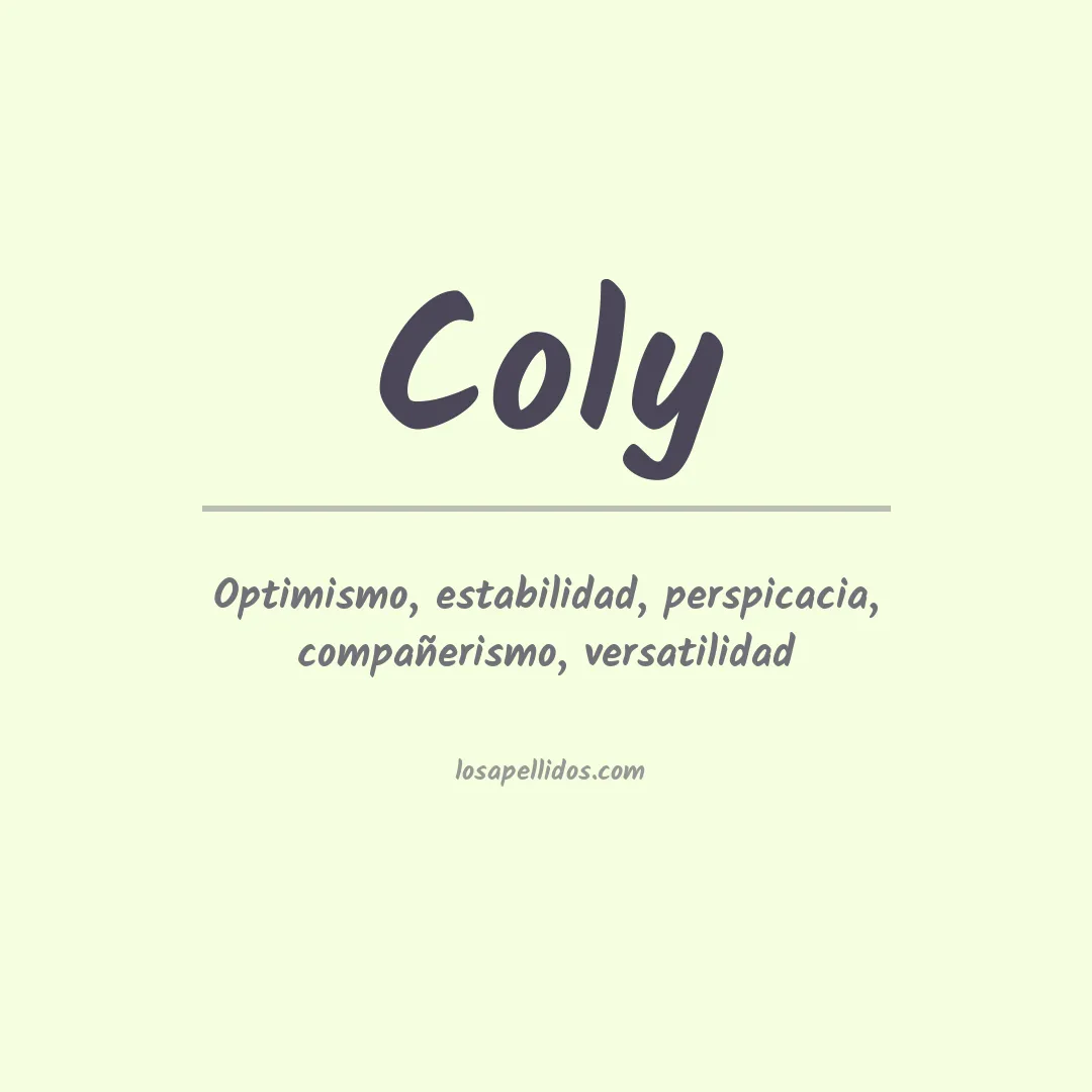 Apellido Coly