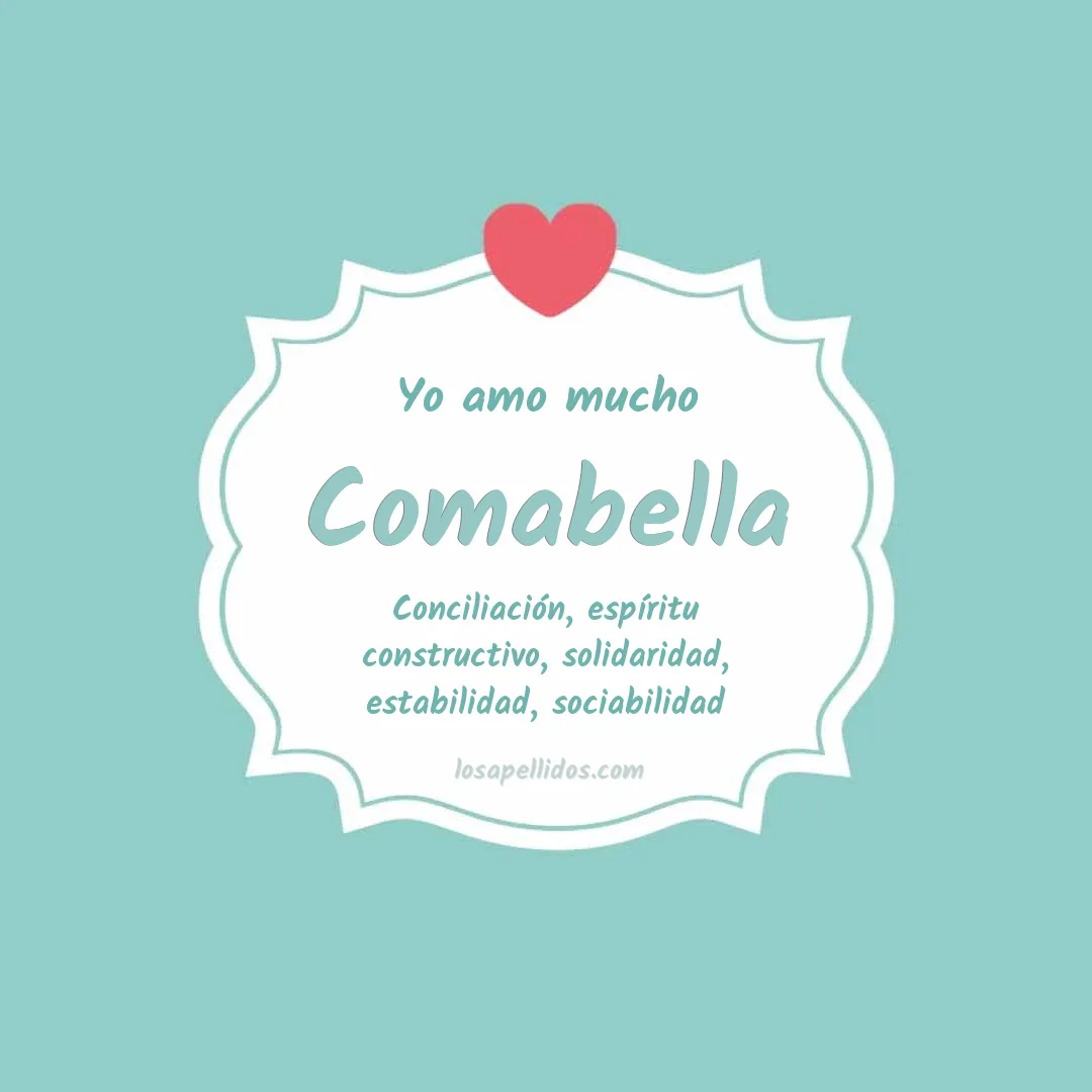 Yo amo mucho Comabella
