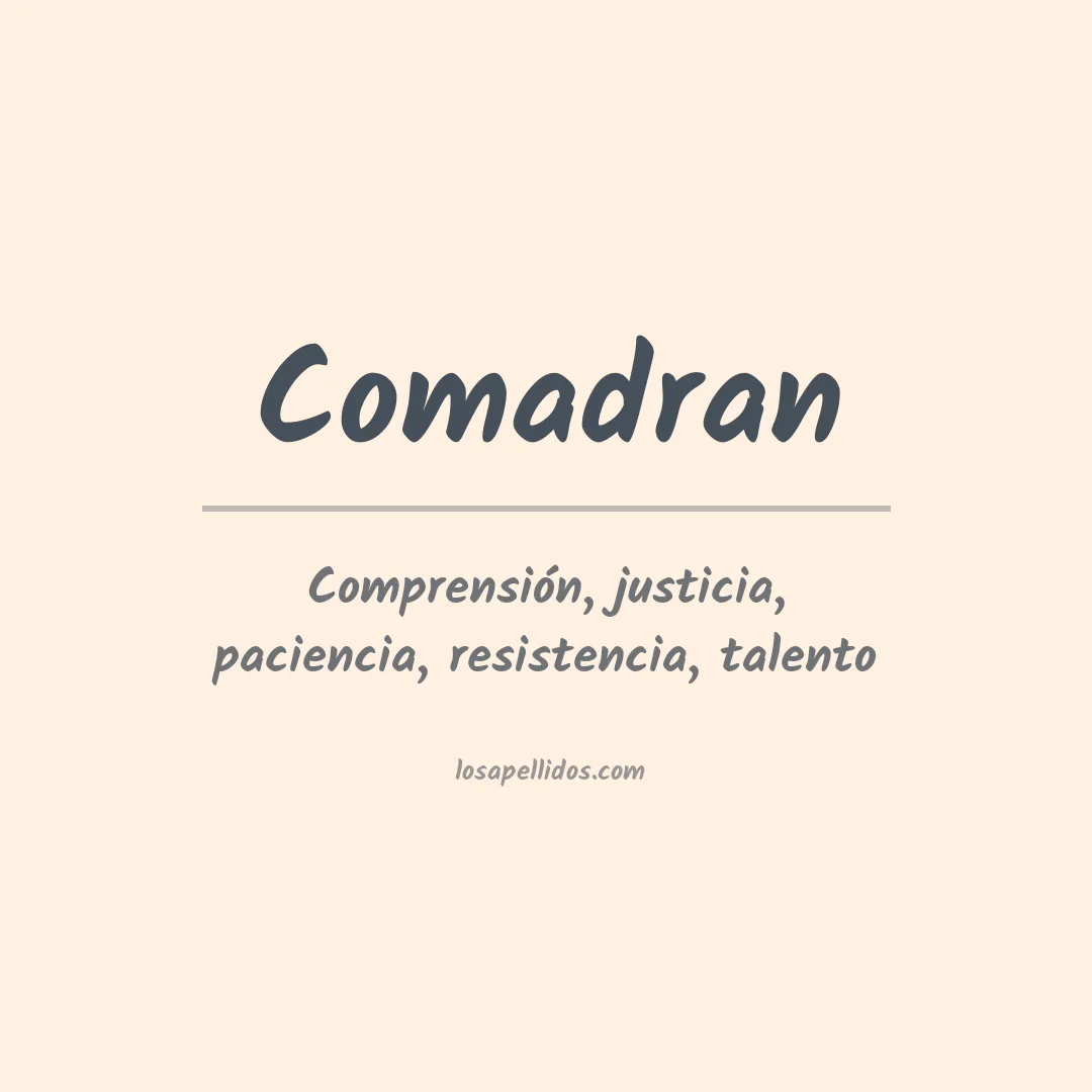 Apellido Comadran