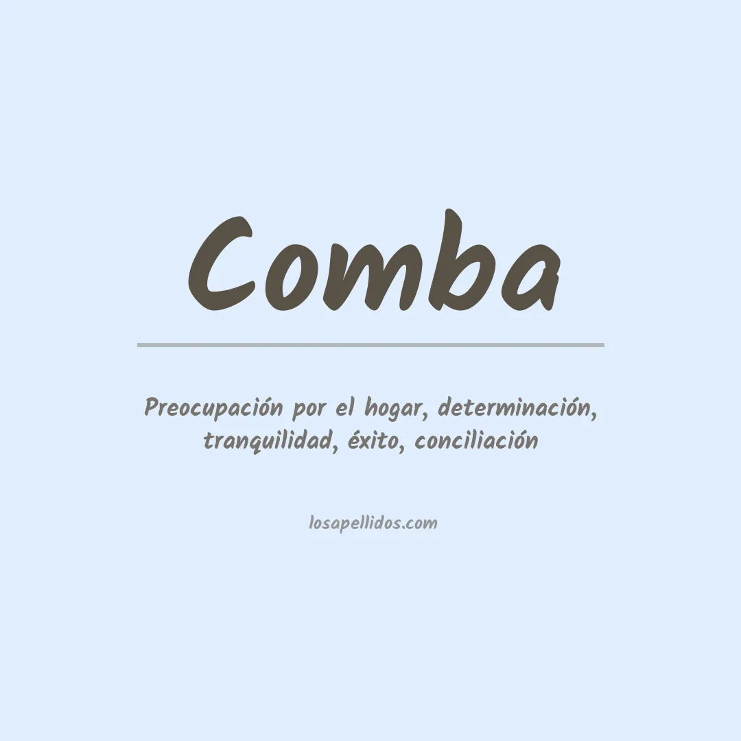 Apellido Comba