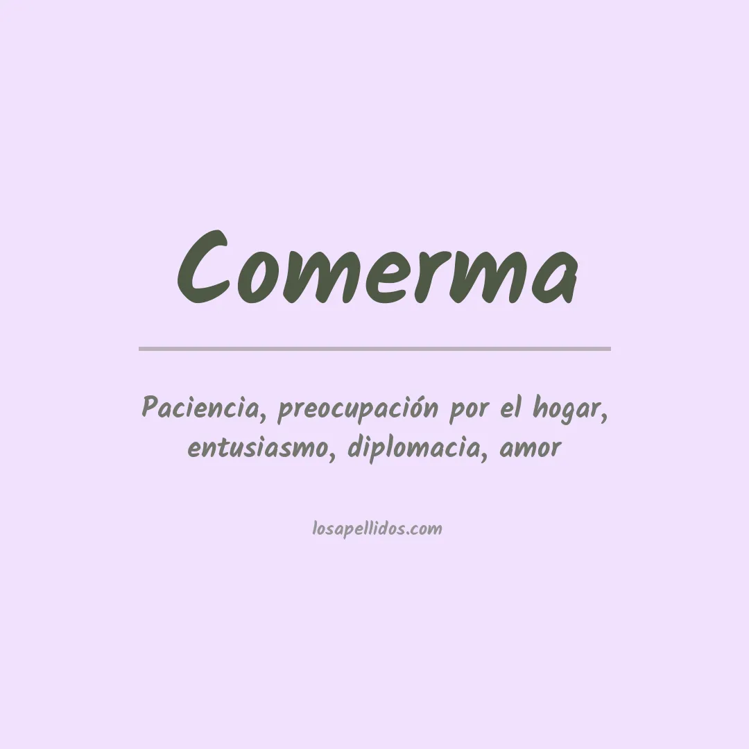 Apellido Comerma