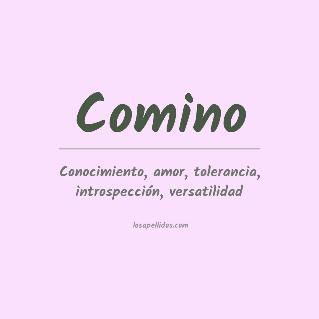 Apellido Comino
