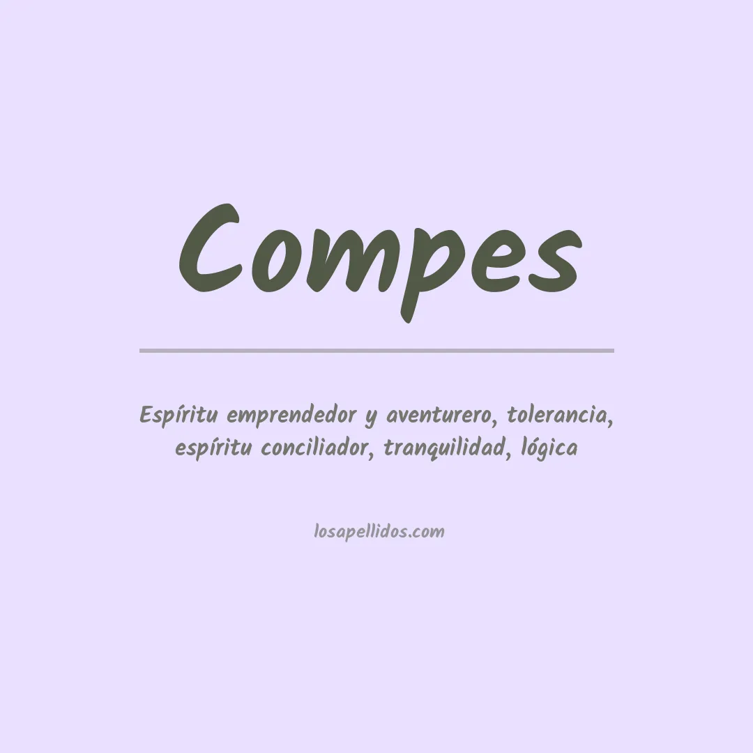 Apellido Compes