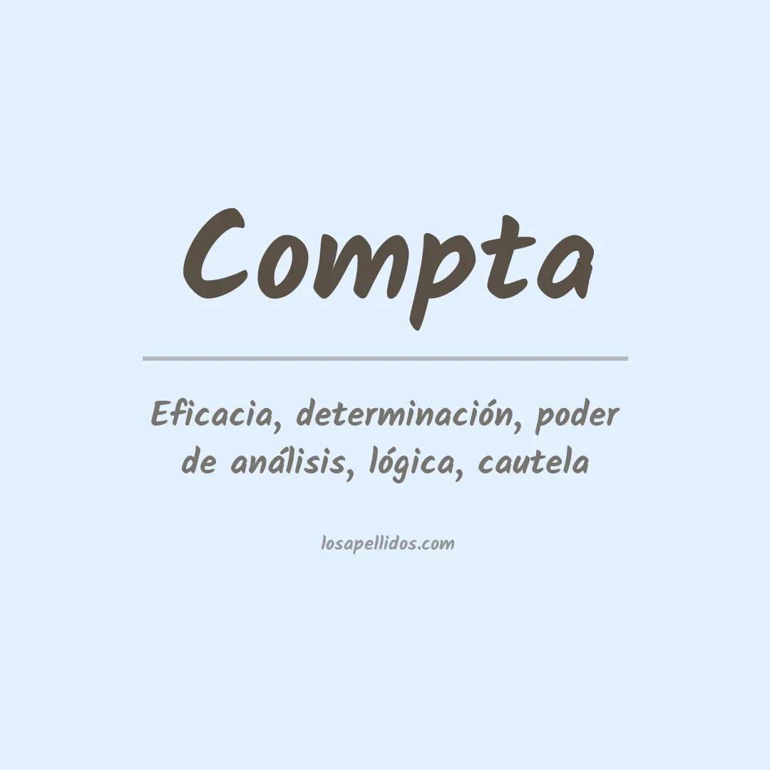Apellido Compta