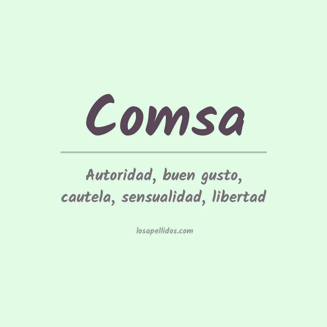 Apellido Comsa