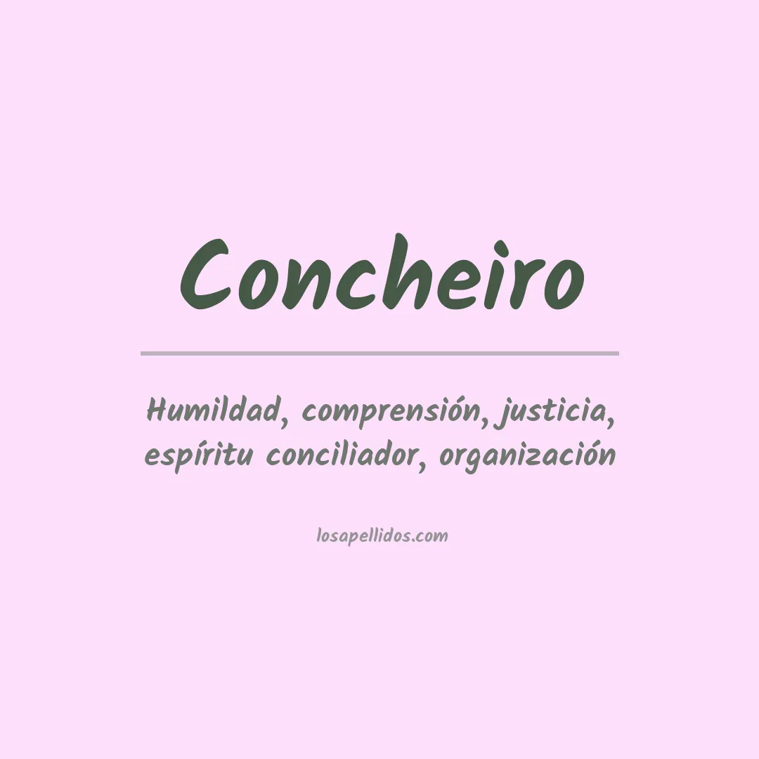 Apellido Concheiro