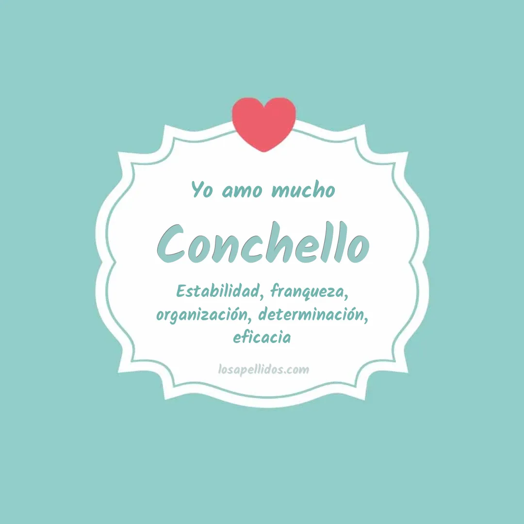 Yo amo mucho Conchello
