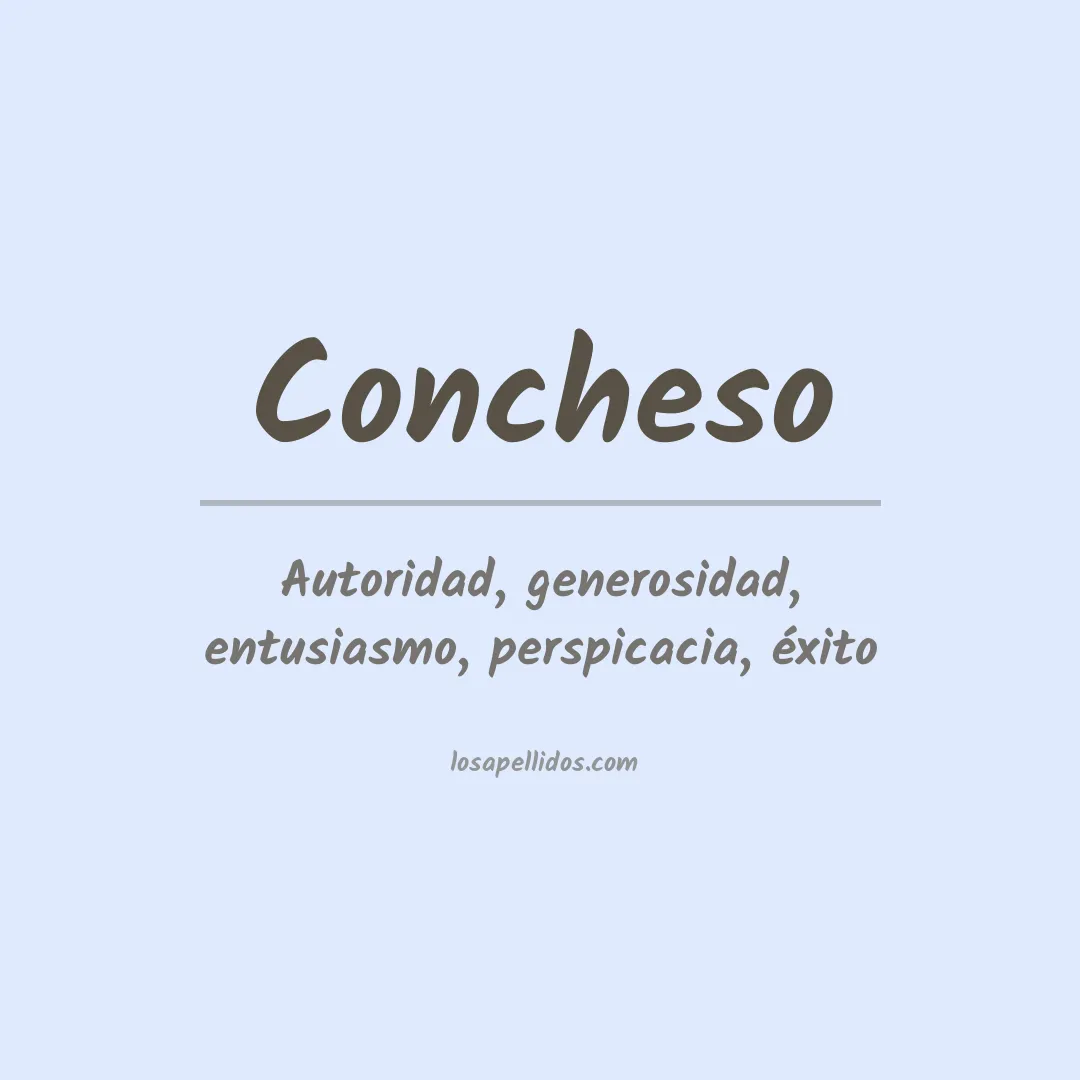 Apellido Concheso