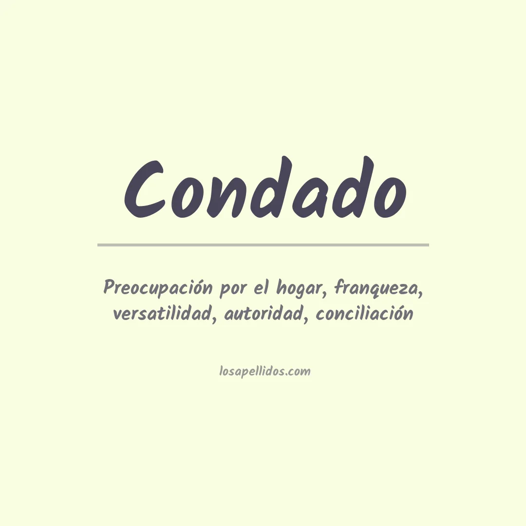 Apellido Condado