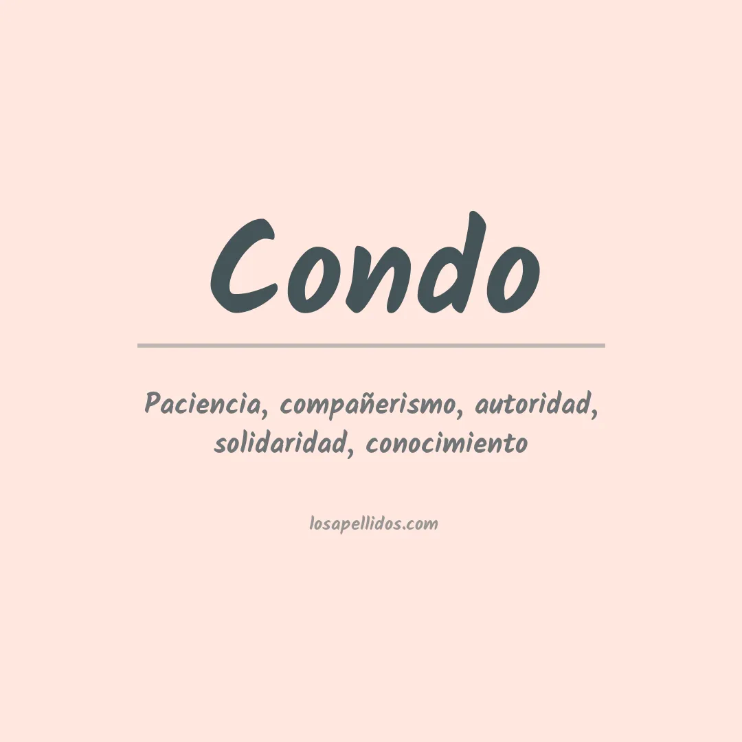 Apellido Condo